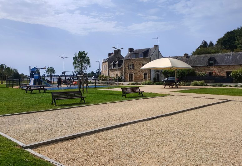 Boulodromes du jardin de la Cale